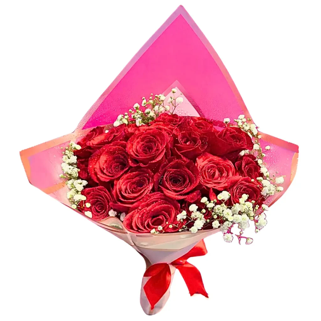 Hand Tied Rose Bouquet